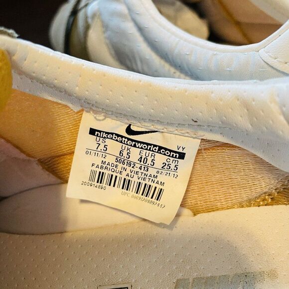 RARE Nike Vintage Pre Montreal Waffle Training Flats Off White Beige Mens 7.5 US